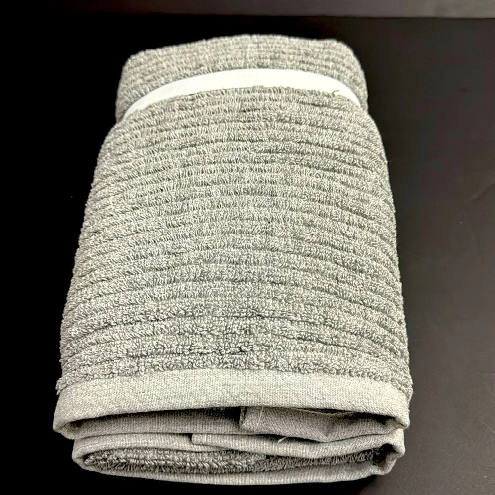 4pc Eco-Melange Bamboo Bath Towel Set - Rayon From Bamboo- Light Grey